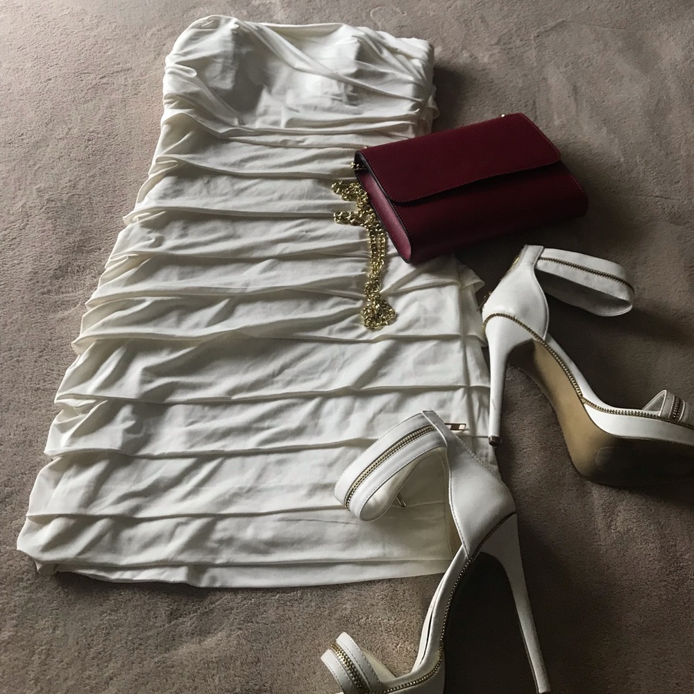 White BodyCon Dress NWOT